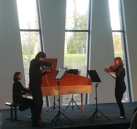 Ulrike Speich (Violine/Viola), Markus Lein (Violine), Marie Luise Liebel (Cembalo)
