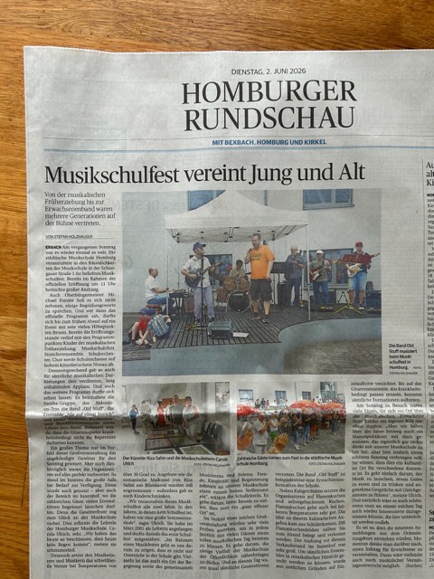 MusikSCHULfest, 31. Mai 2026